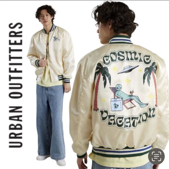 Urban Outfitters Other - NEW Coney Island Picnic Urban Outfitters UO Cosmic Vacation Souvenir Jacket S